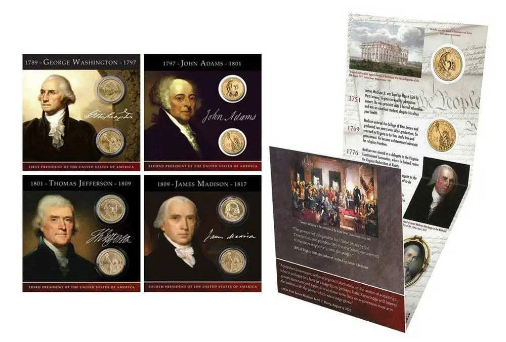 Presidential Dollar Coin Annual Packs