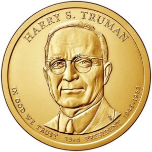 Harry S. Truman $1 P Mint Single Coin