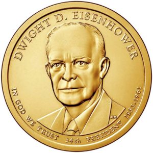 Dwight D. Eisenhower $1 P Mint Single Coin
