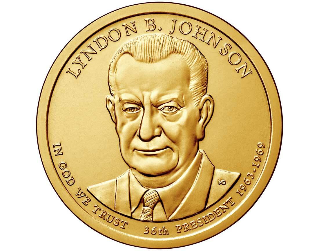 Lyndon B. Johnson $1 Coin Collection