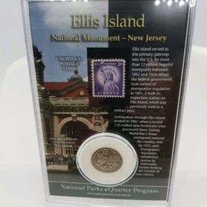 Ellis Island NP Coin & Stamp