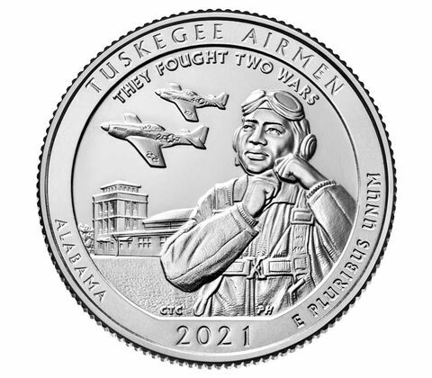 Alabama Tuskegee Airmen National Park D Mint Quarter
