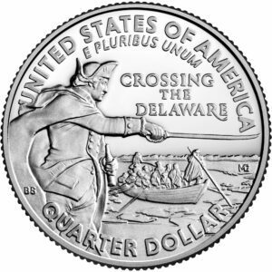 George Washington Crossing the Delaware P Mint Quarter