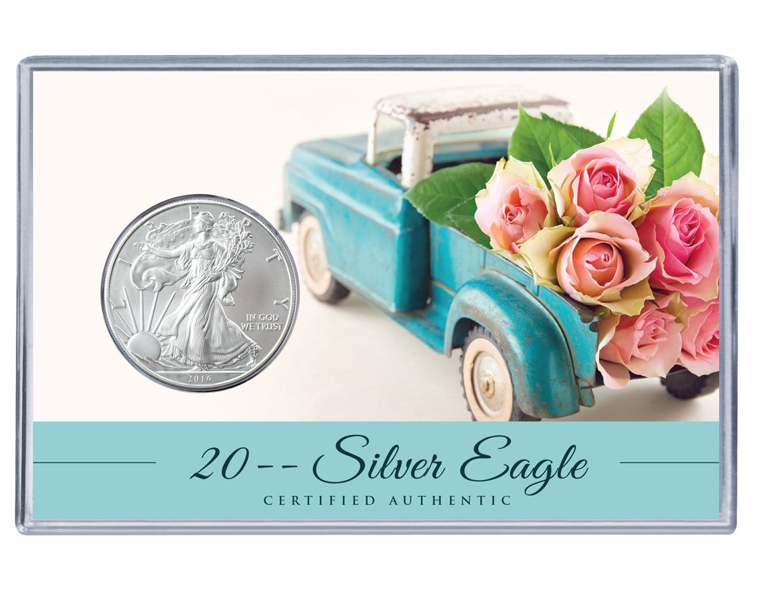 Mother's Day Silver Eagle Acrylic Display - Truck Theme
