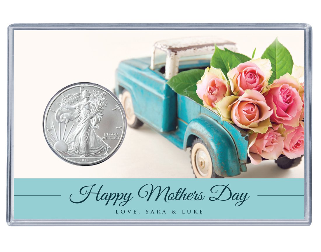 Mother's Day Silver Eagle Acrylic Display - Truck Theme