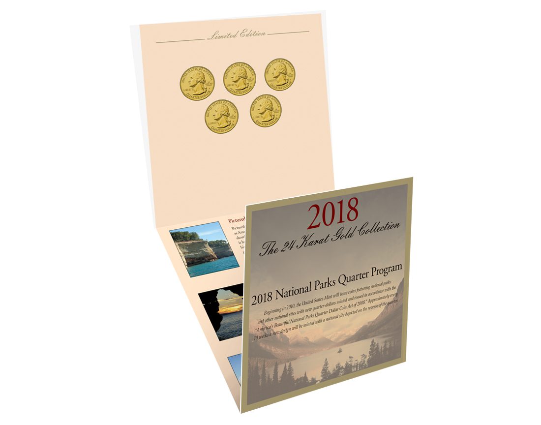 2018 24Kt gold Annual Quarter Collection