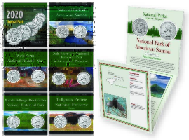 2020 National Park Quarter Annual Pack