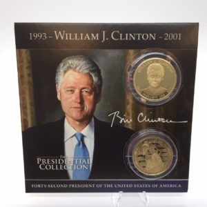 Bill Clinton Presidential Commemorative Coin Collection Cover