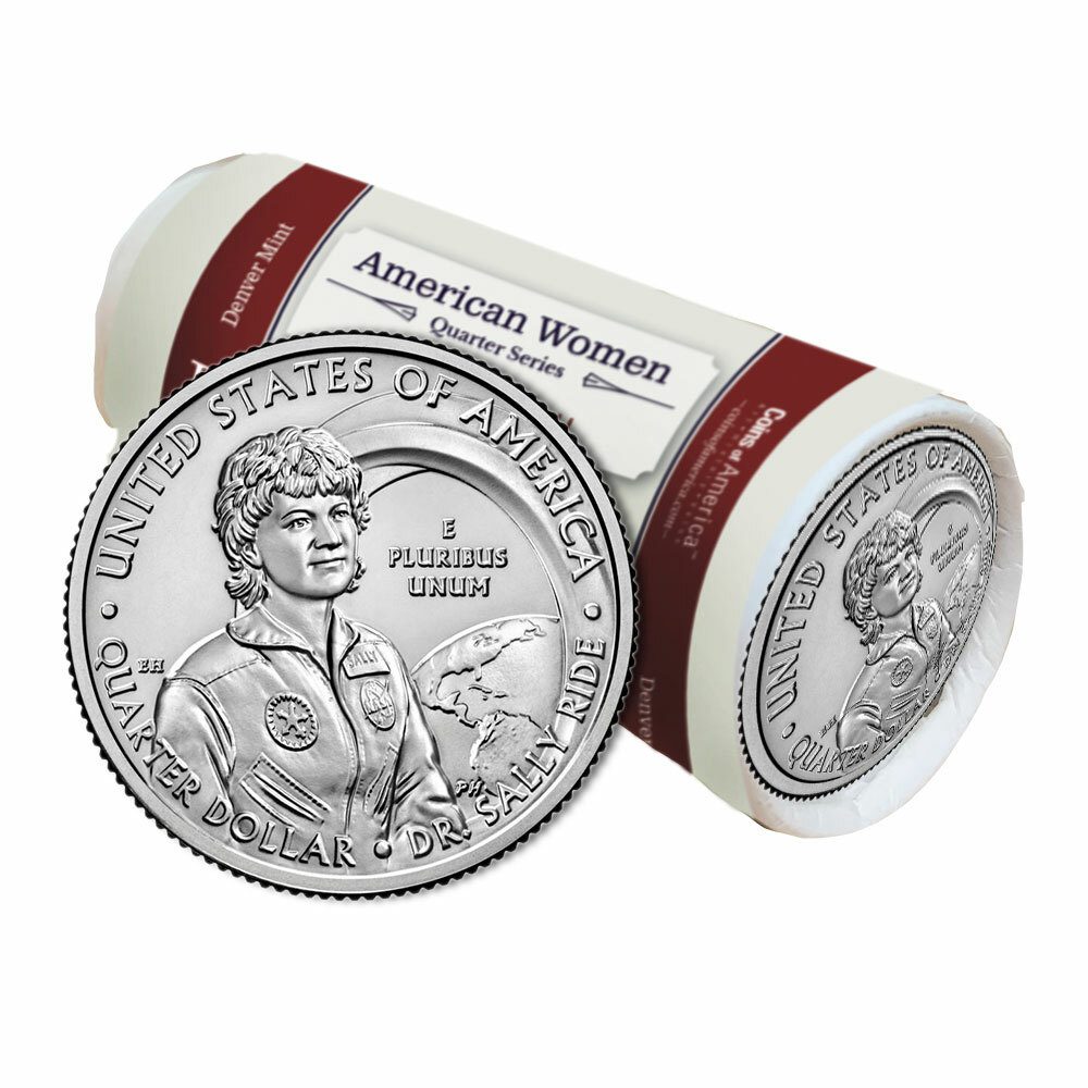 Sally Ridge Uncirculated D Mint Quarter Roll