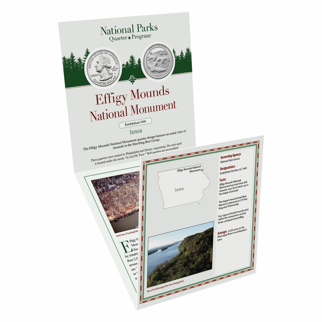 Effigy Mounds National Monument Quarter Collection