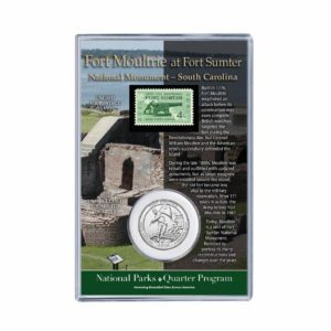 Fort Moultrie National Monument Coin & Stamp Set