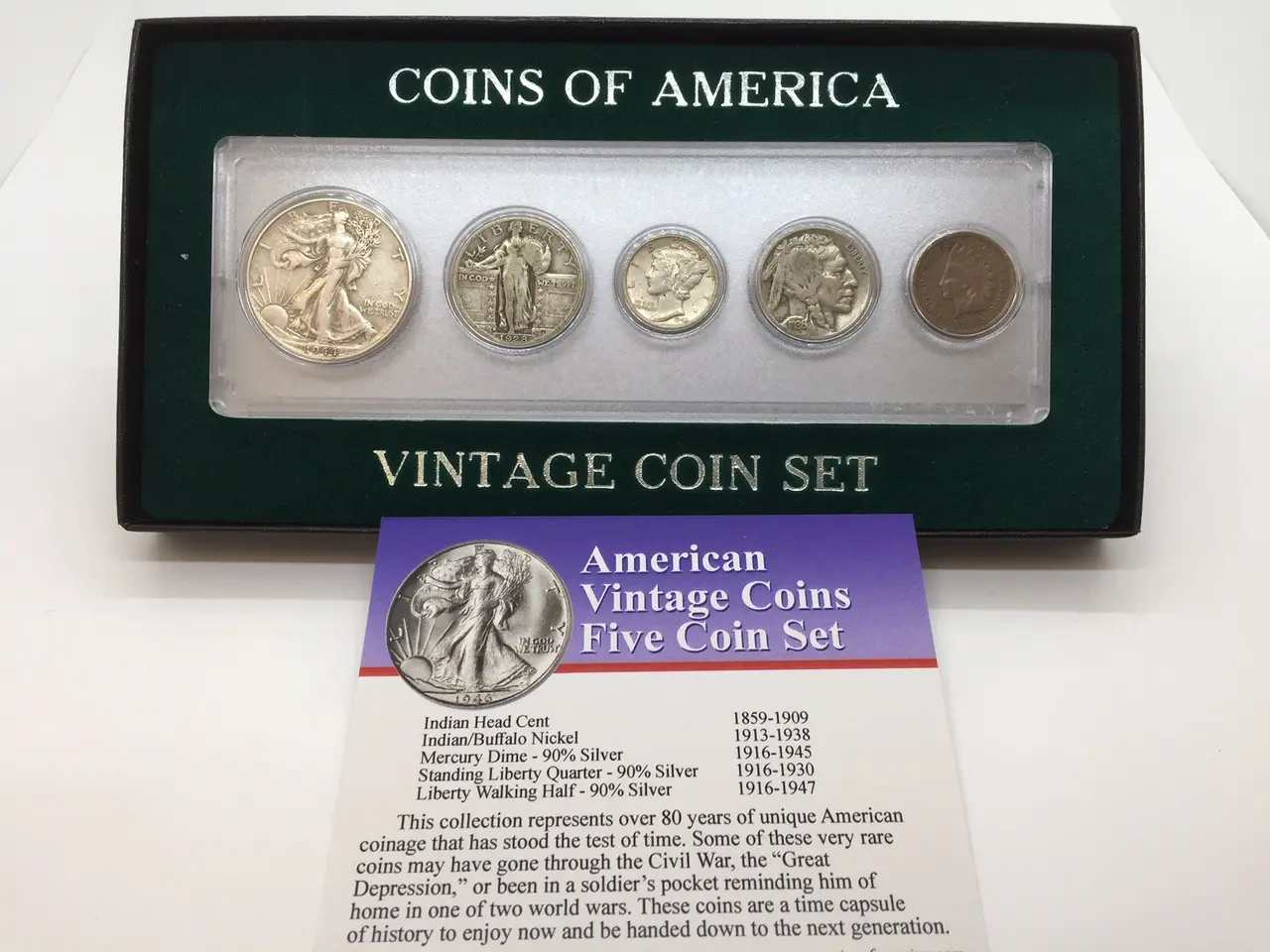 Vintage Coin Collection 5 pc