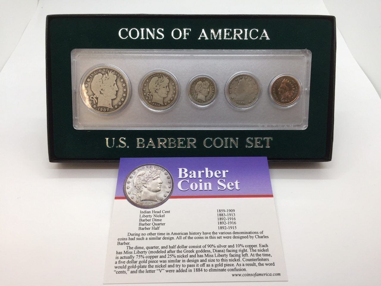 Barber Vintage Coin Collection