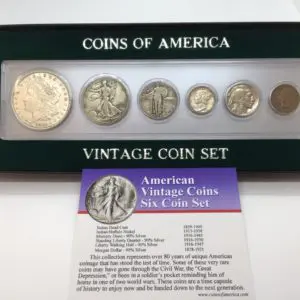 Vintage Coin Collection 6 pc