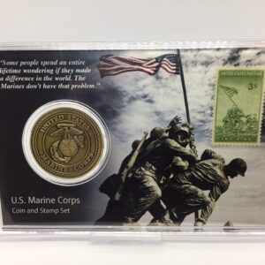 US Marine Corps Coin & Stamp