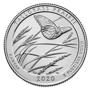 Kansas Tallgrass Prairie National Park D Mint Quarter
