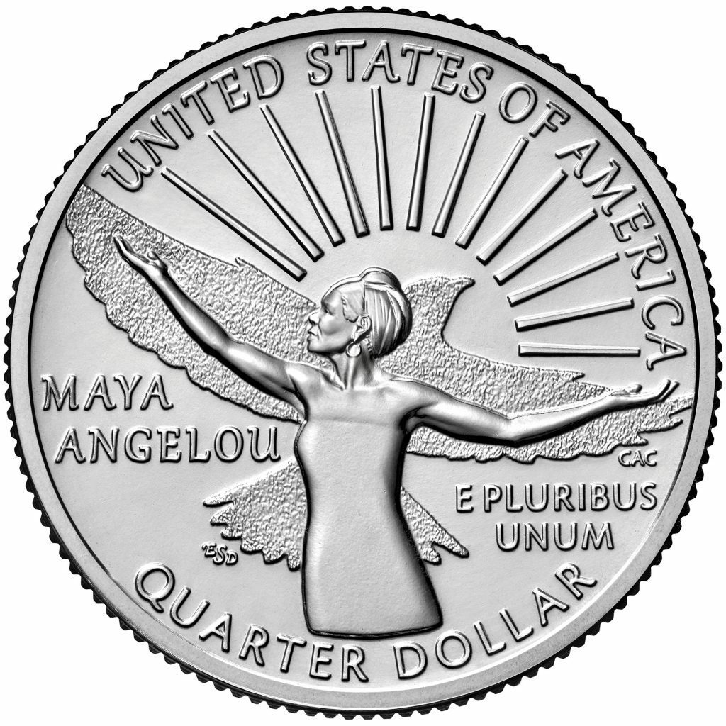 Maya Angelou Uncirculated P Mint Quarter - 2022
