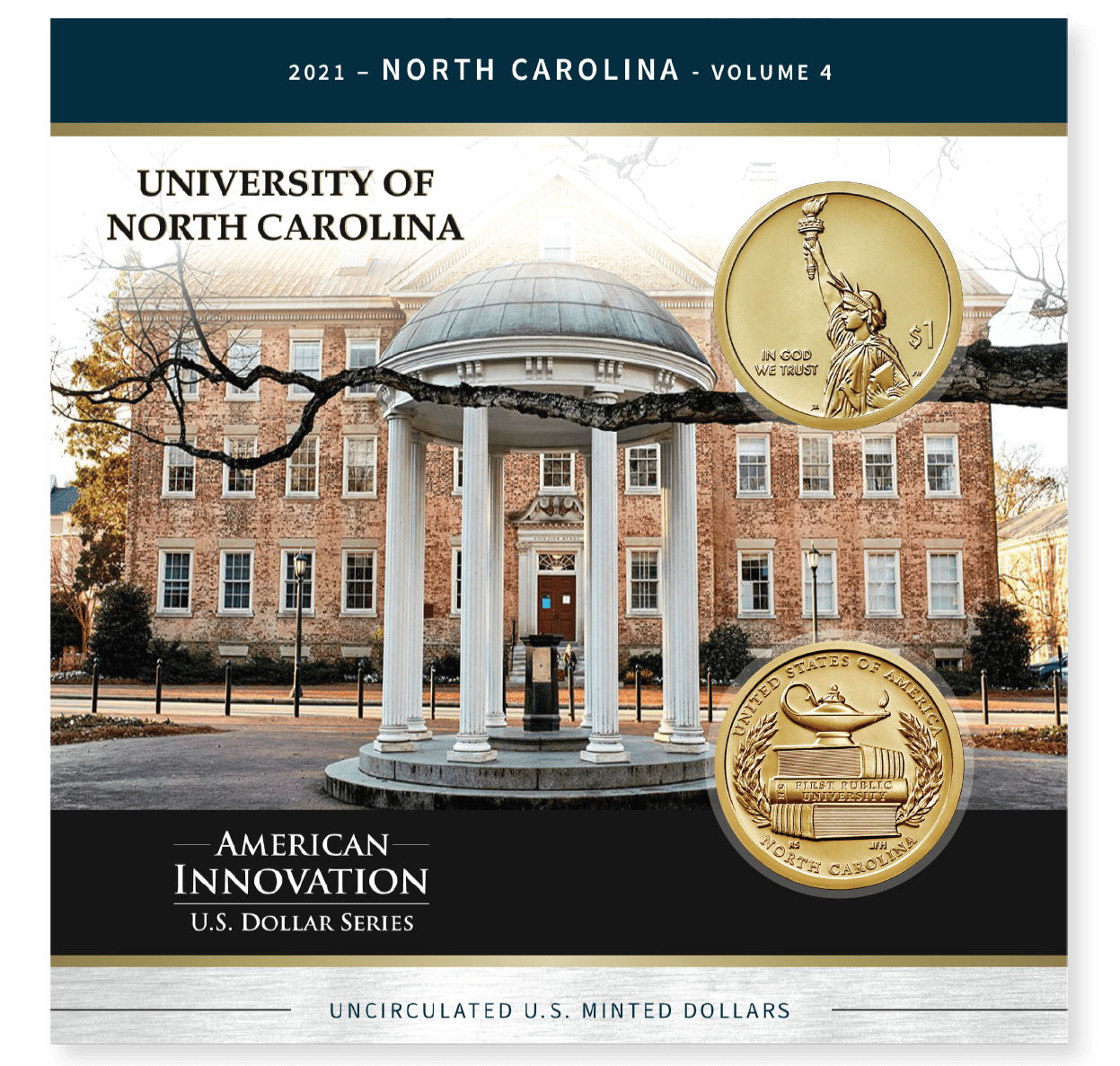 American Innovations Dollar Collection University of North Carolina