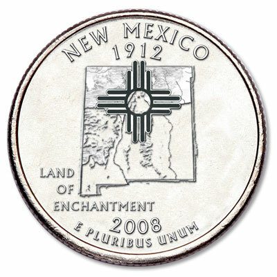 2008 New Mexico State Quarter D Mint