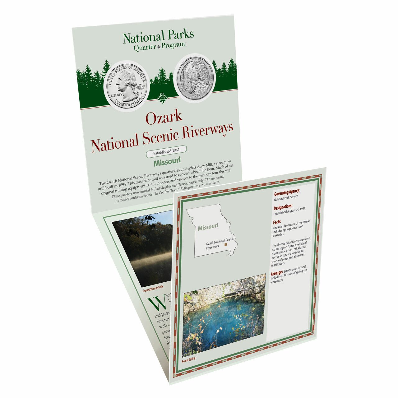 Ozark National Scenic Riverways Quarter Collection
