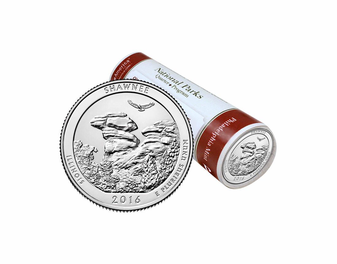 Shawnee National Forest P Mint Quarter Roll