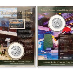 Alabama Tuskegee Airmen National Park Coin & Stamp Set