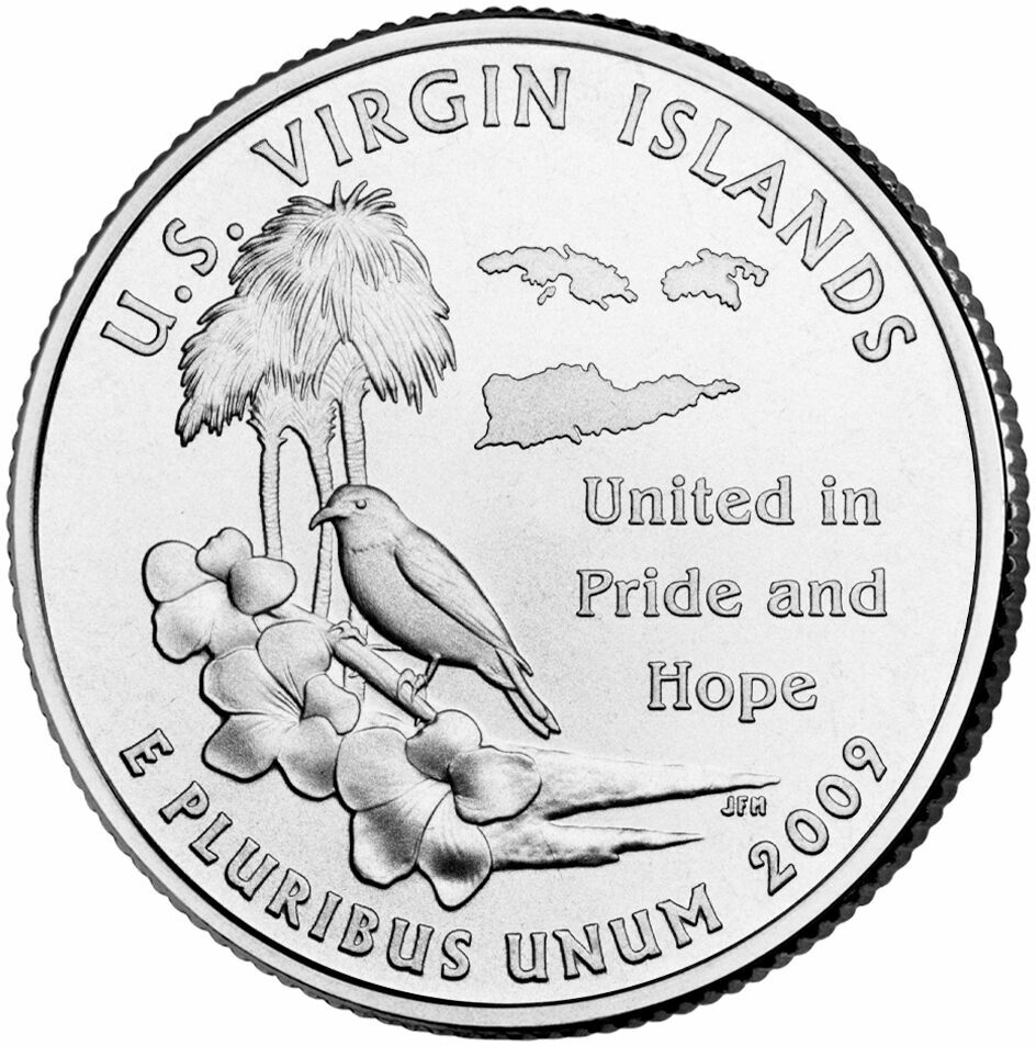 US Virgin Island State Quarter P Mint - 2009