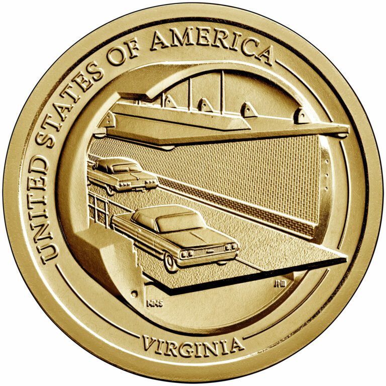 American Innovations Uncirculated Dollar Philadelphia Mint VA Chesapeake Bay