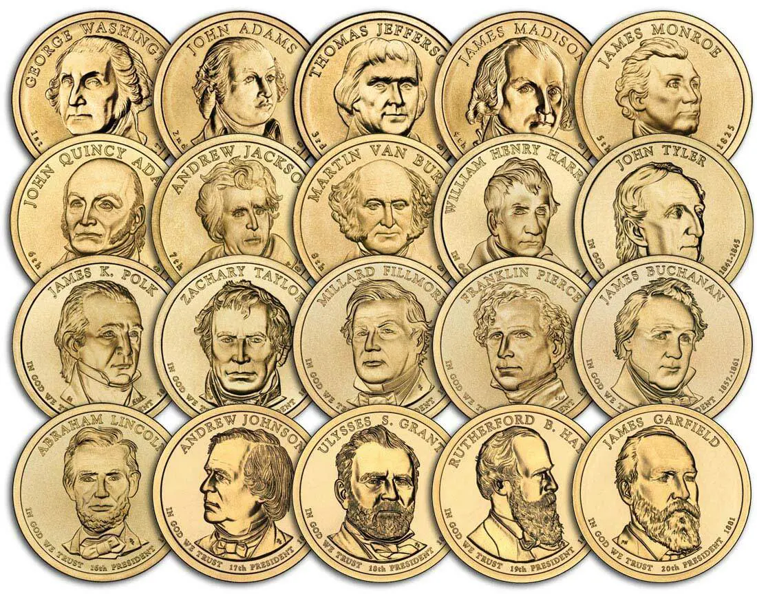 Single Dollar Coin Set (Washington - GHW Bush) - Philadelphia Mint