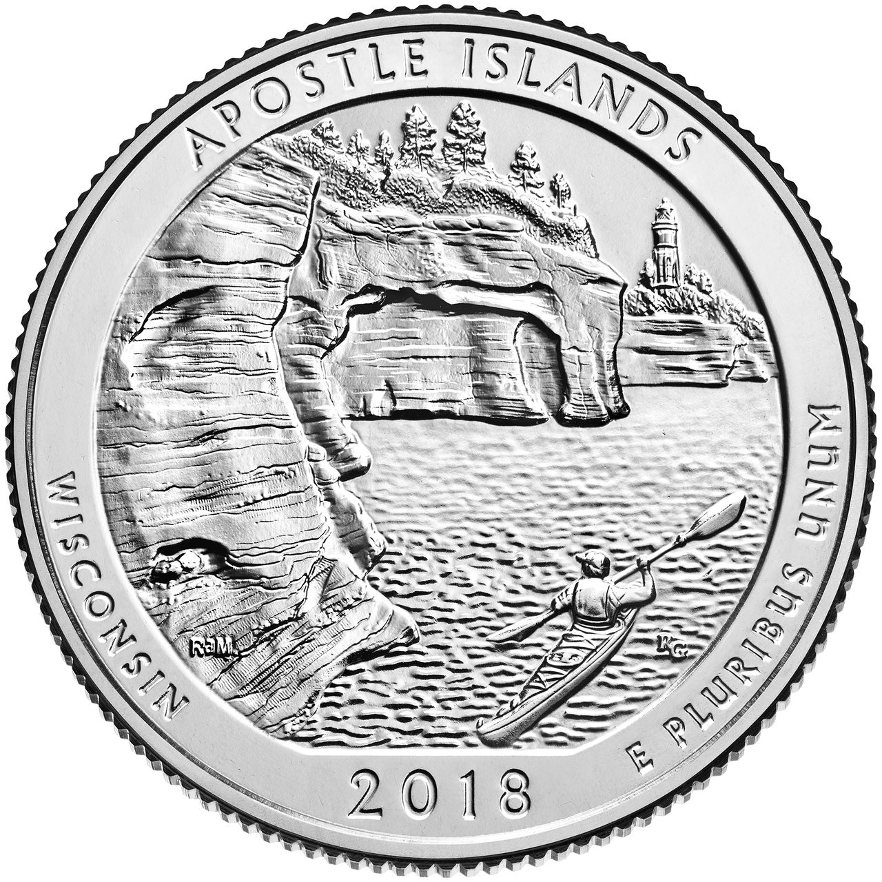 Wisconsin Apostle Islands P Mint Quarter