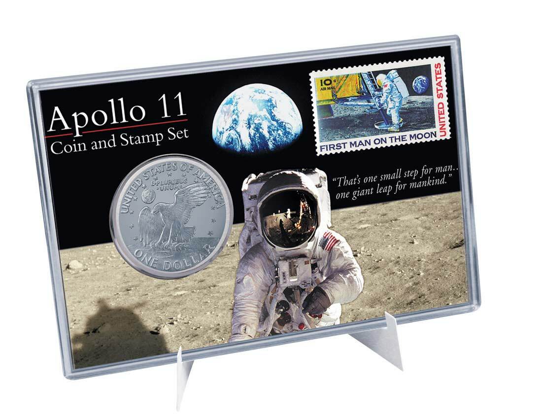 Apollo 11 Coin & Stamp Set