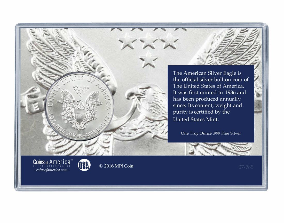 Confirmation Silver Eagle Acrylic Display - Bible