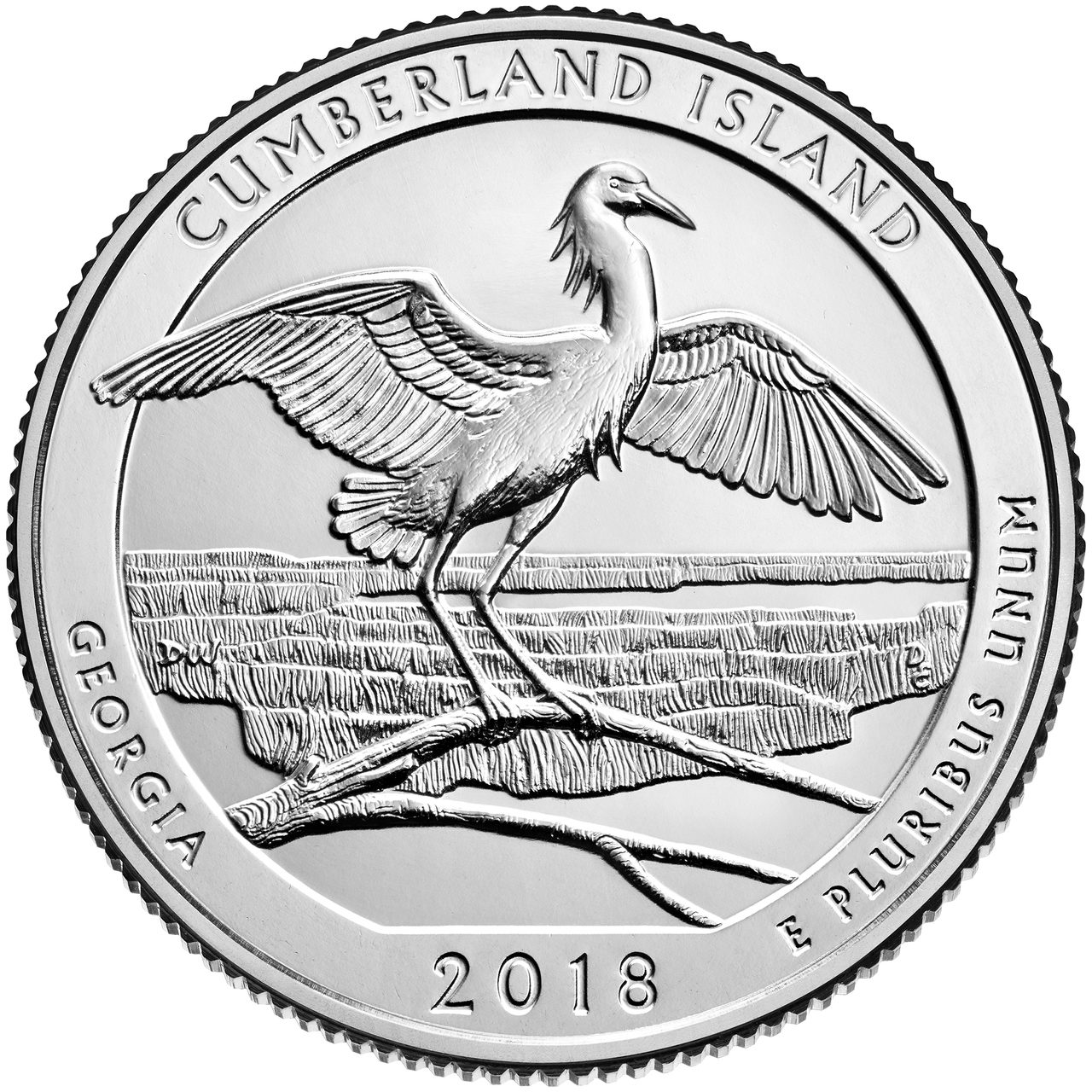 Georgia Cumberland Island National Park P Mint quarter