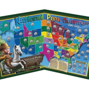 National Parks Tour Quarter Map (Kids)