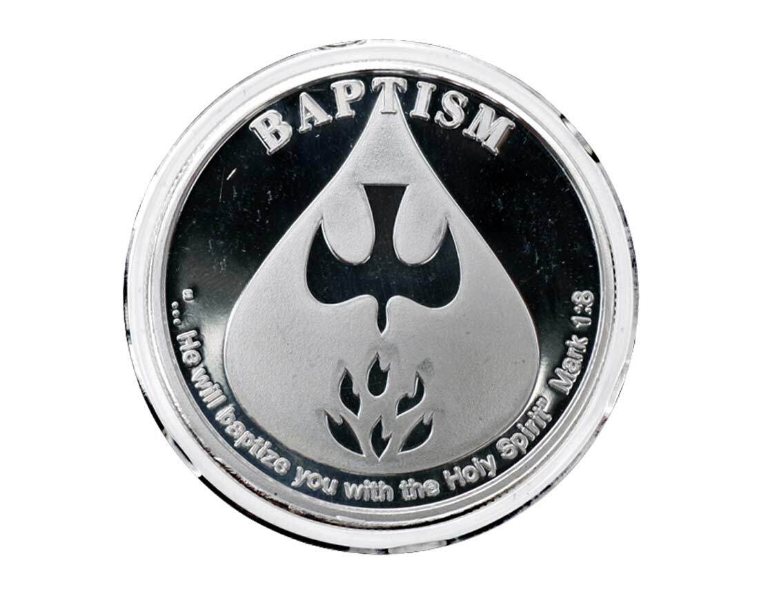 Baptism Commemorative .999 Silver Coin
