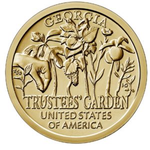 American Innovations Uncirculated Dollar Philadelphia Mint-GA Trustee's Garden