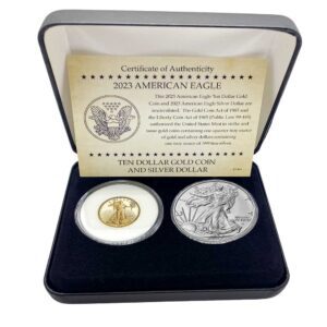 2023 Silver Eagle Plus 10 $ Gold Coin