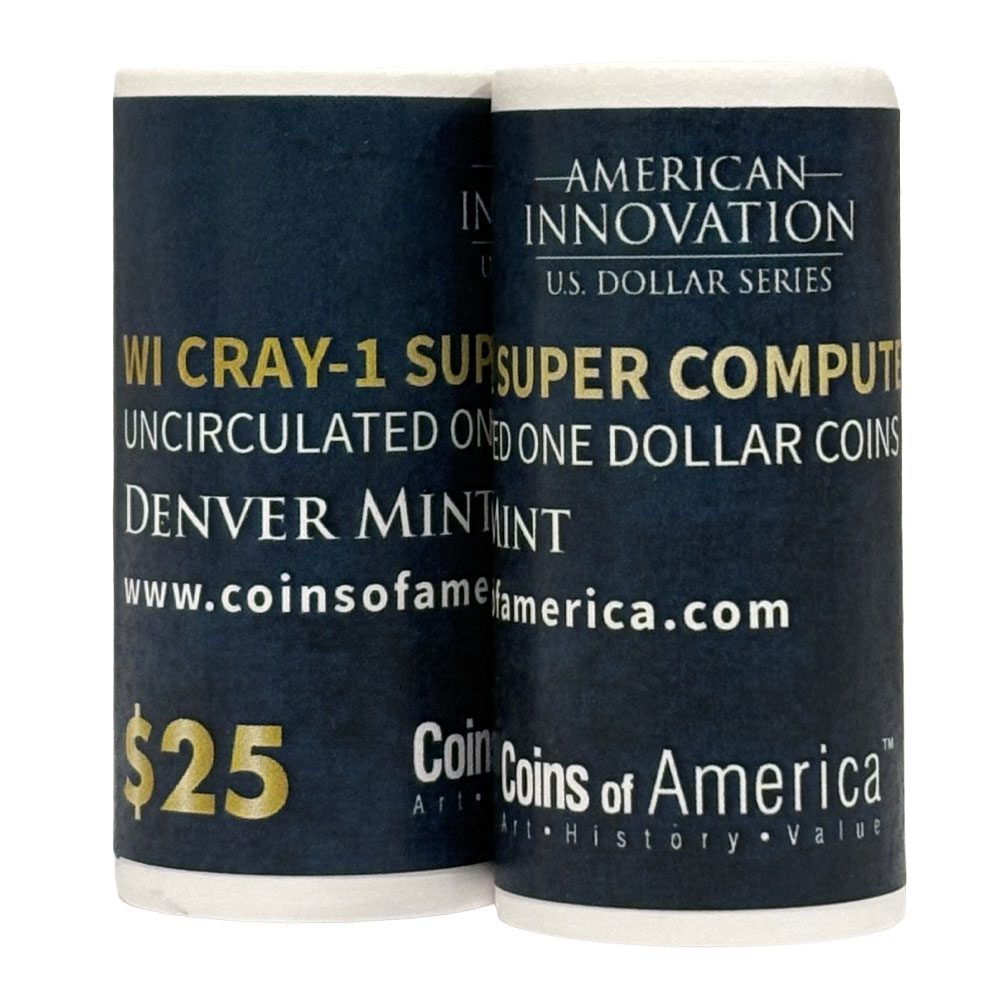 Wisconsin Cray-1 Supercomputer Coins | American Innovation Dollar