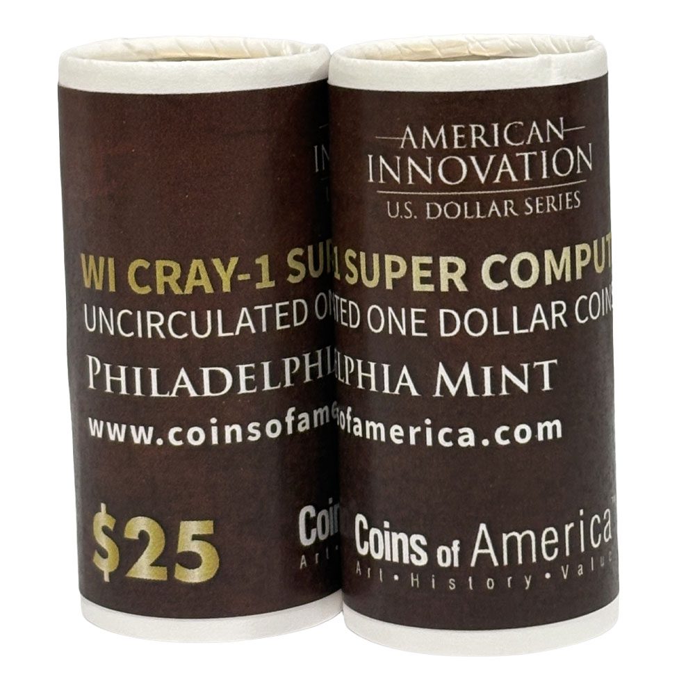 Wisconsin Cray-1 Supercomputer Coins | American Innovation Dollar