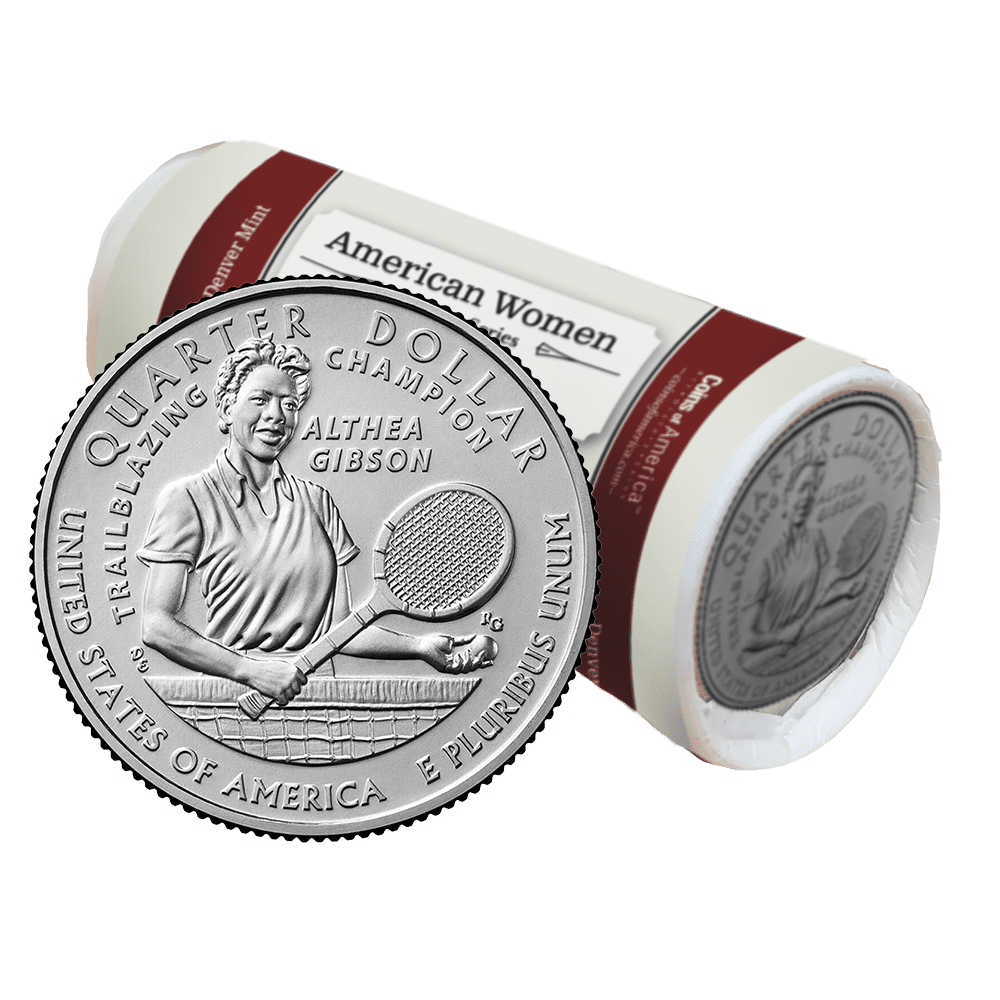 Althea Gibson Quarter Roll D mint