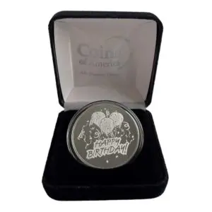 Birthday silver coin 2