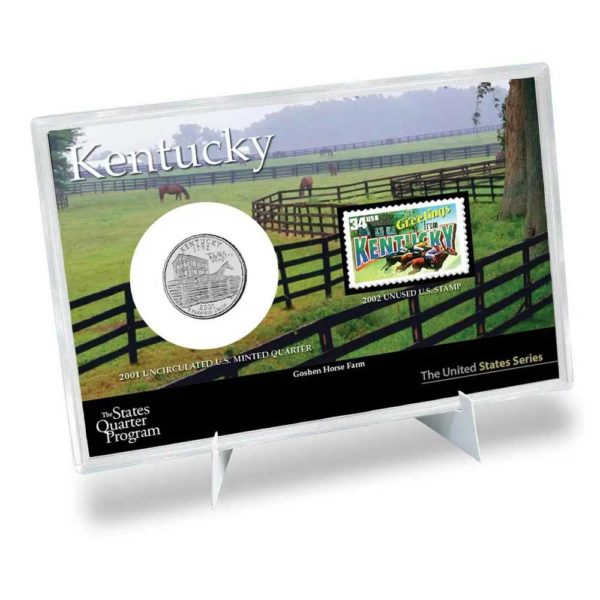 Kentucky-state-quarter-coin-stamp