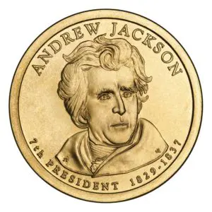 andrew jackson dollar coin