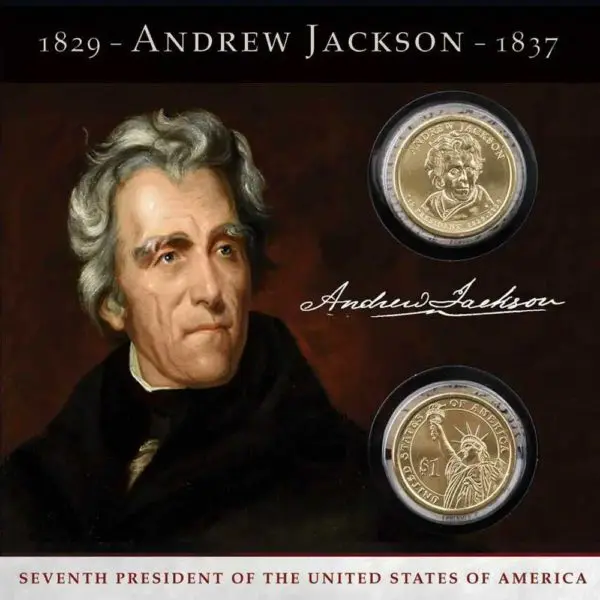 andrew jackson dollar coin collection
