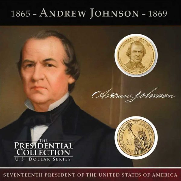 andrew johnson dollar coin collection