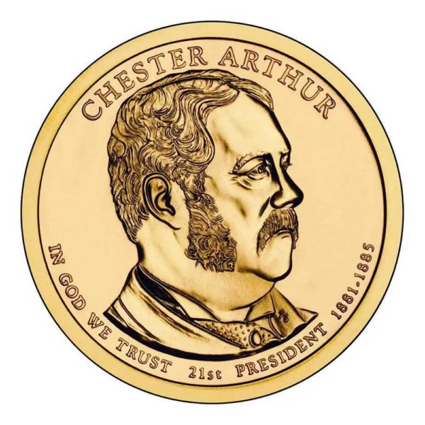 chester arthur coin