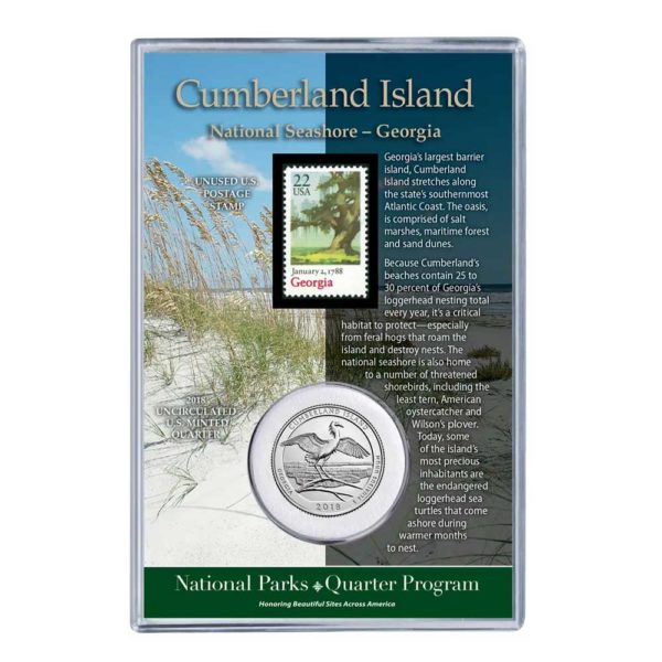 cumberland-island-national-park-quarter-coin-stamp
