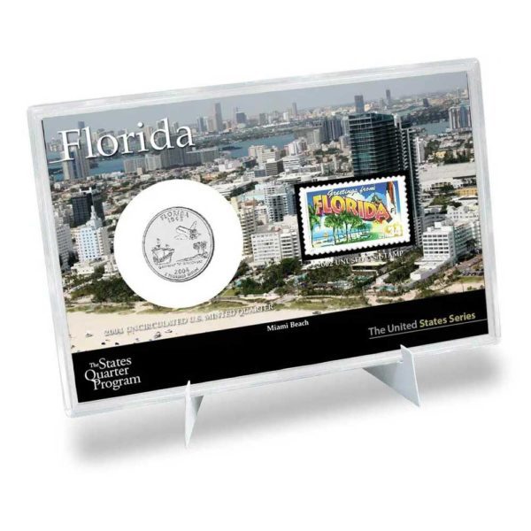 florida-state-quarter-coin-stamp