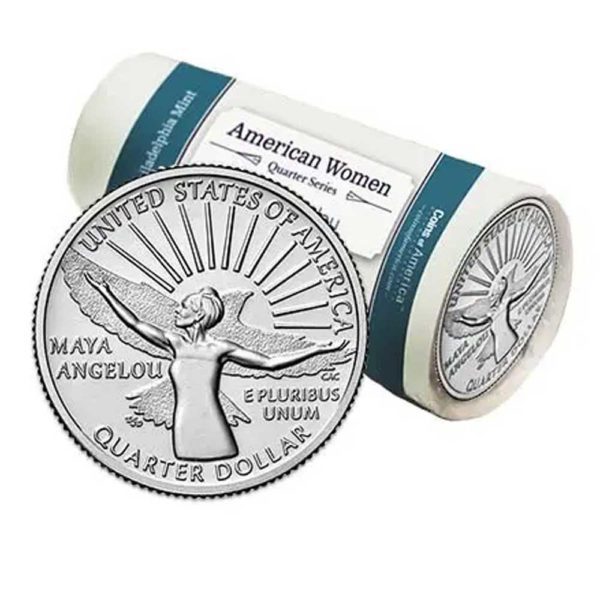 maya angelou quarter philadelphia mint roll