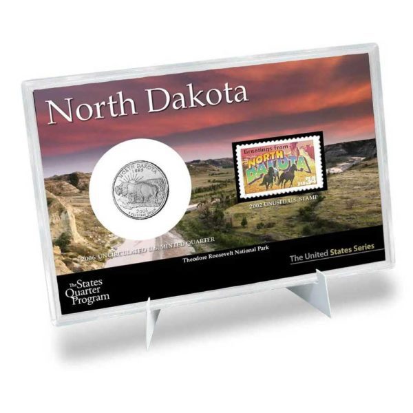 north-dakota-state-quarter-coin-stamp